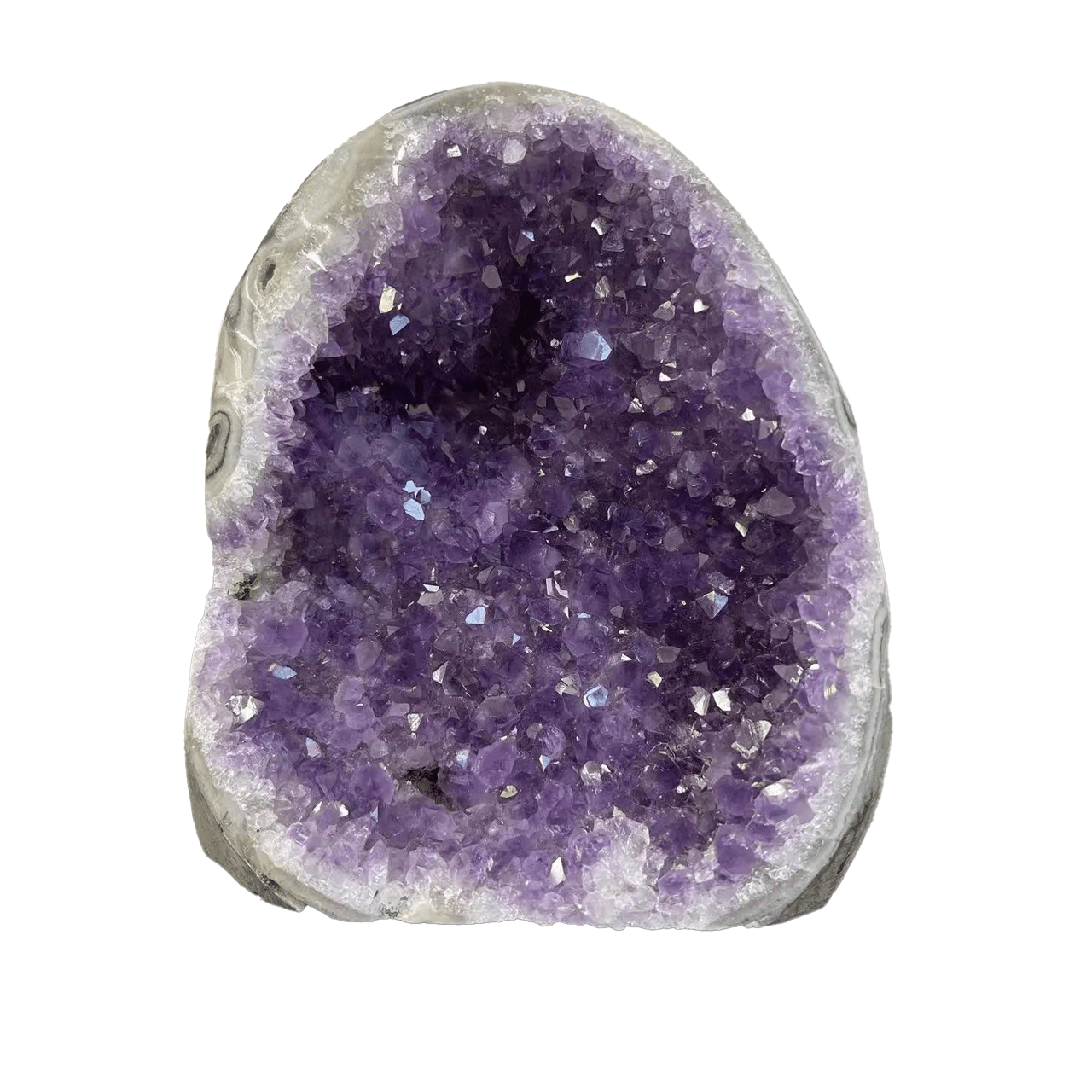 Amethyst Kristall - Cluster Naturstein – Handverlesene Rohgeode aus Uruguay zur spirituellen Dekoration, Chakra - & Reiki - Arbeit - Lumavie