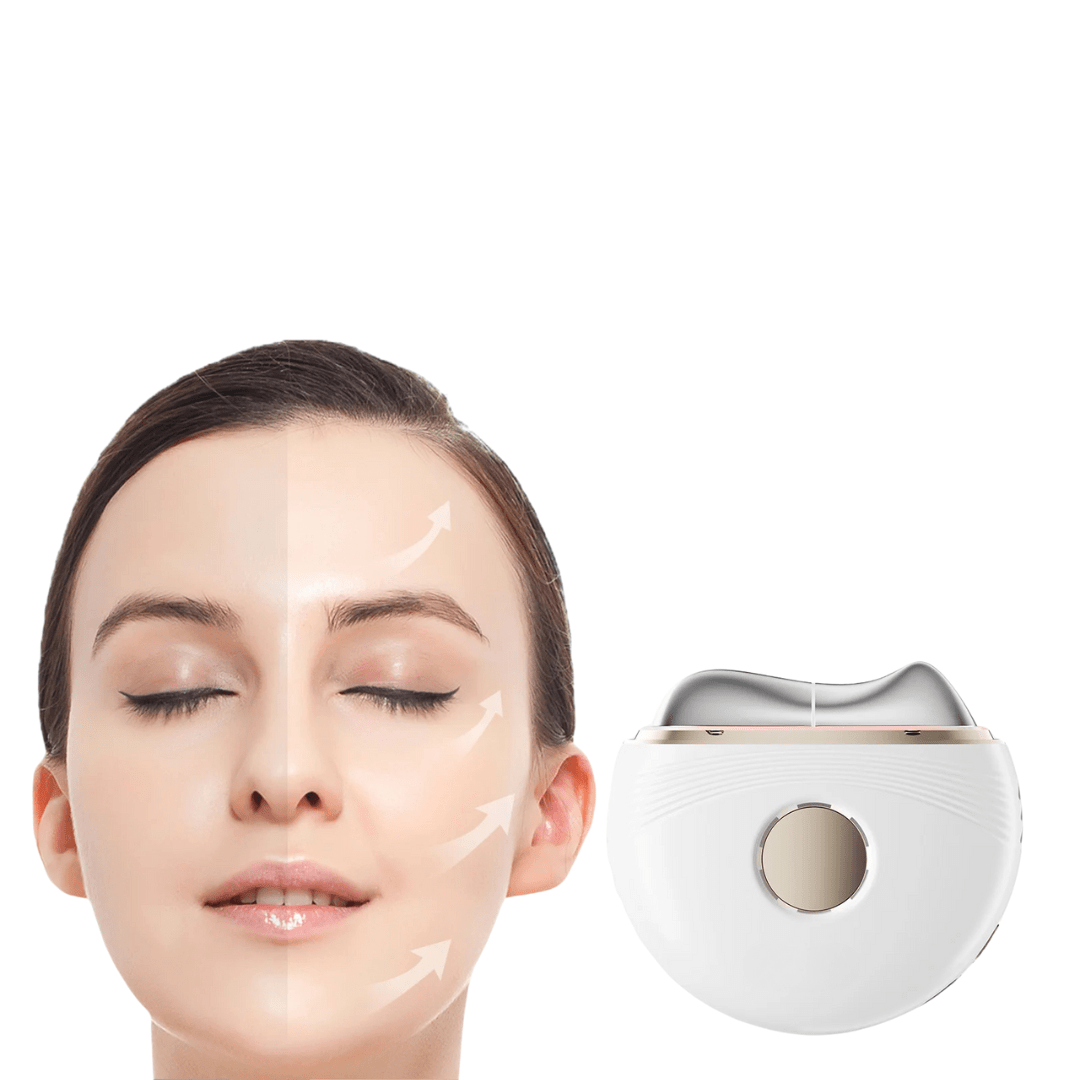 Gua Sha Beauty Gerät – Elektrischer EMS Massage mit Wärme - & Kältetherapie für Hautstraffung, Anti - Aging & Reduzierung von Schwellungen - Lumavie