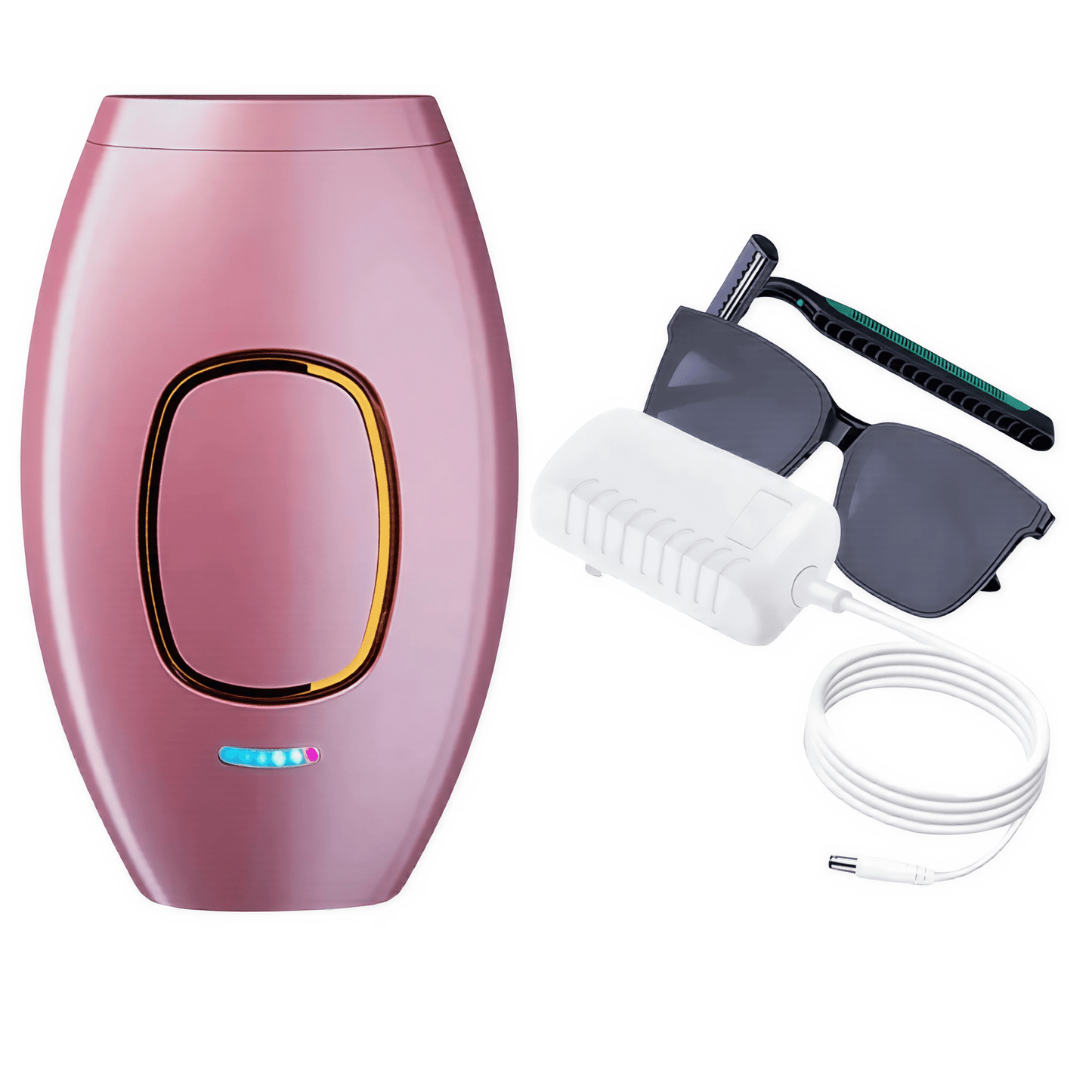IPL Haarentfernungsgerät für Frauen – Schmerzfreie & dauerhafte Haarentfernung an Beinen, Gesicht & Bikinizone bequem von zuhause aus - Lumavie