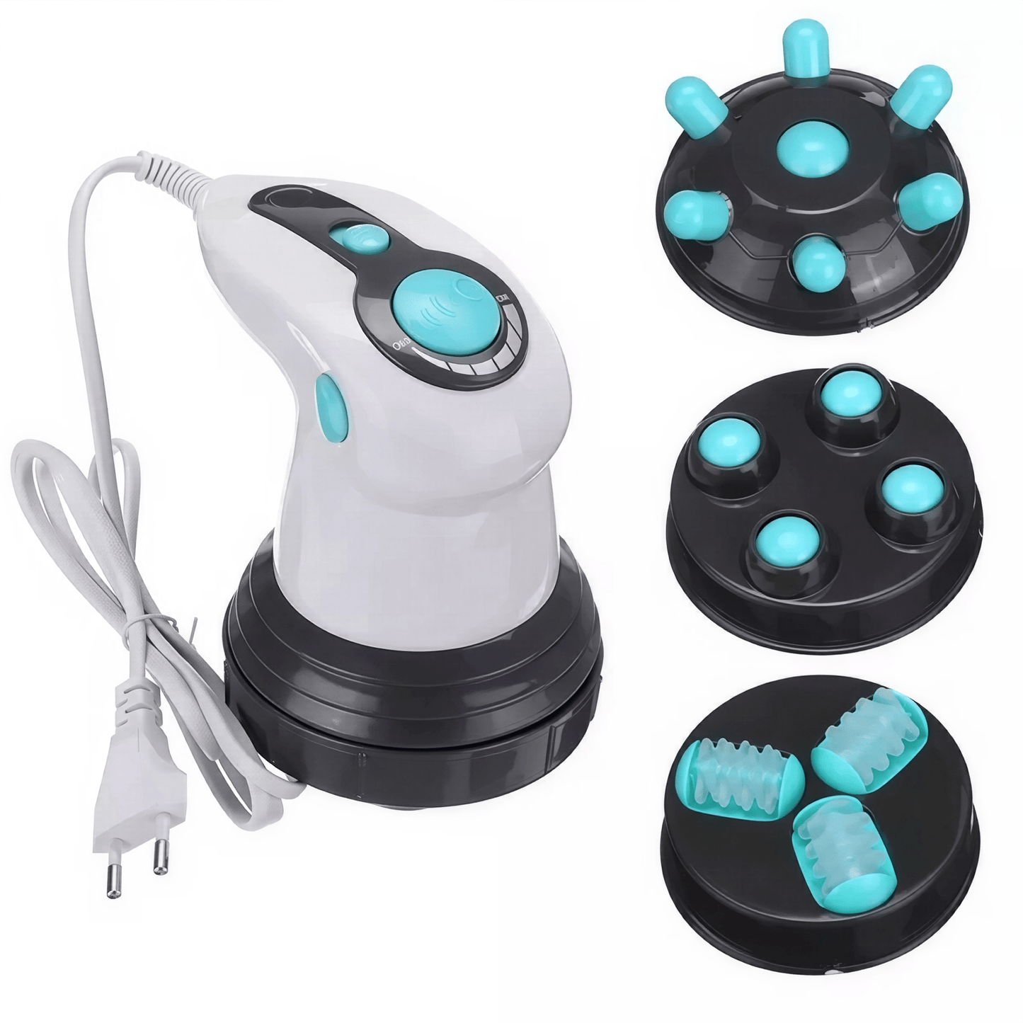 Körpermassagegerät Elektrisch – Tragbares Anti - Cellulite Gerät mit Vibration für Wirbelsäule, Taille & Muskelregeneration - Lumavie