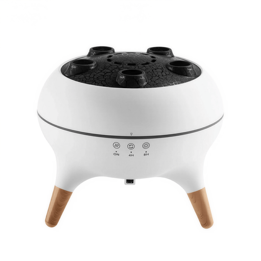 Luftbefeuchter Aroma Diffuser Qualle – 250 ml Ultraschallgerät mit LED - Farbwechsel & Fernbedienung für Raumduft & Wellness zuhause - Lumavie