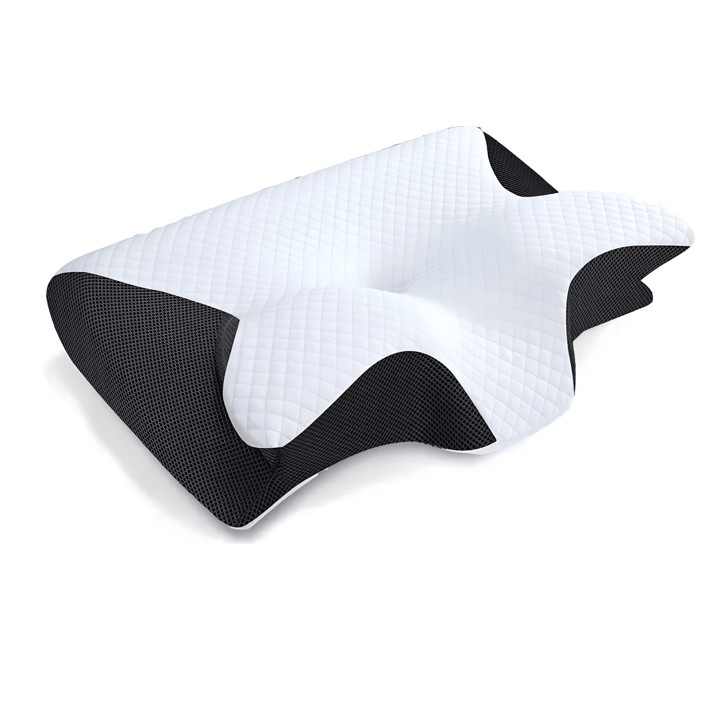 LumaNeck® Nackenkissen – Orthopädisches 2 - in - 1 Memory Foam Kopfkissen mit ergonomischer Passform für entspannte Nächte ohne Verspannungen - Lumavie