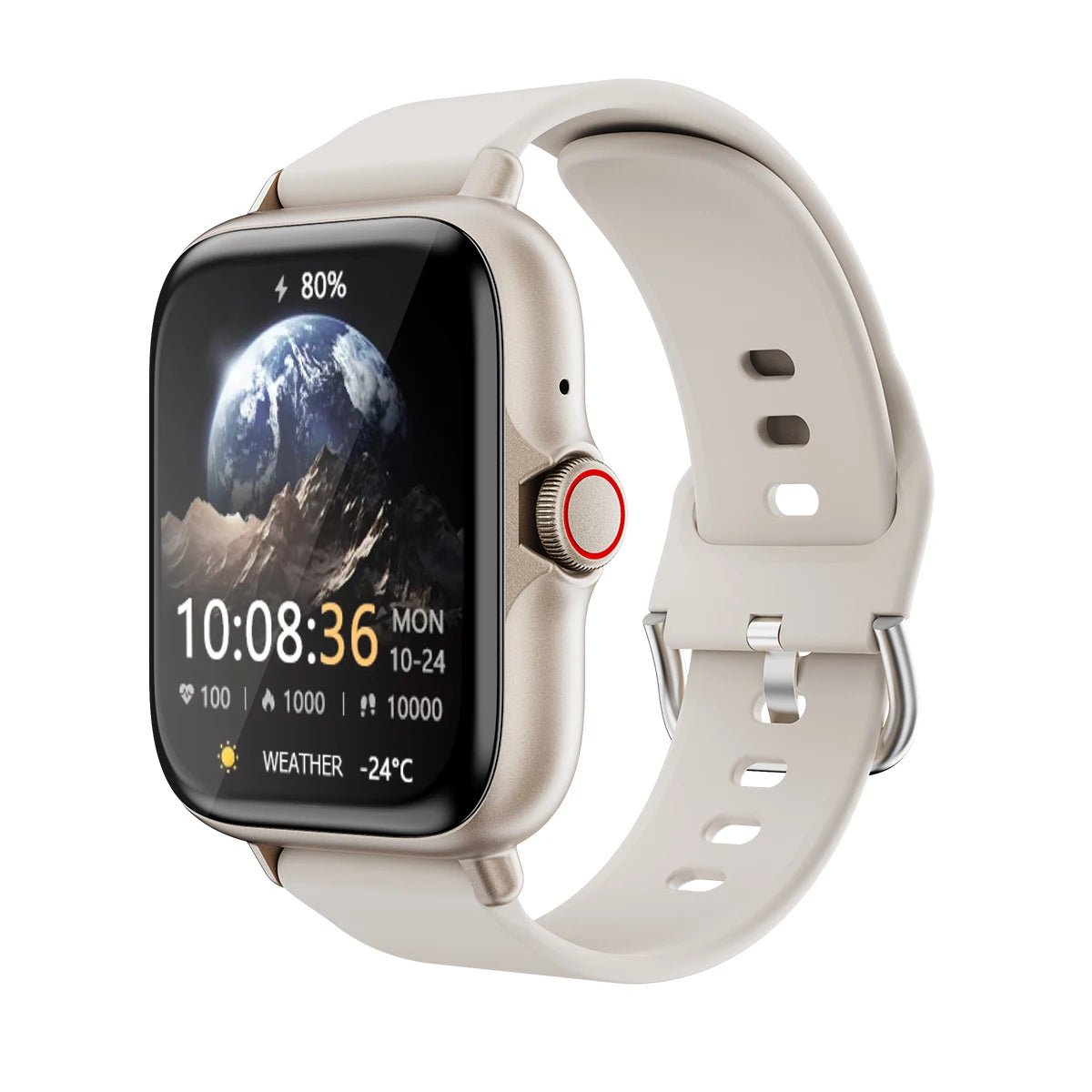 Lumavie Smartwatch – Stilvolle 1,83 Zoll Sportuhr mit Telefonfunktion, Schrittzähler & Schlafüberwachung für Gesundheit & Fokus - Lumavie