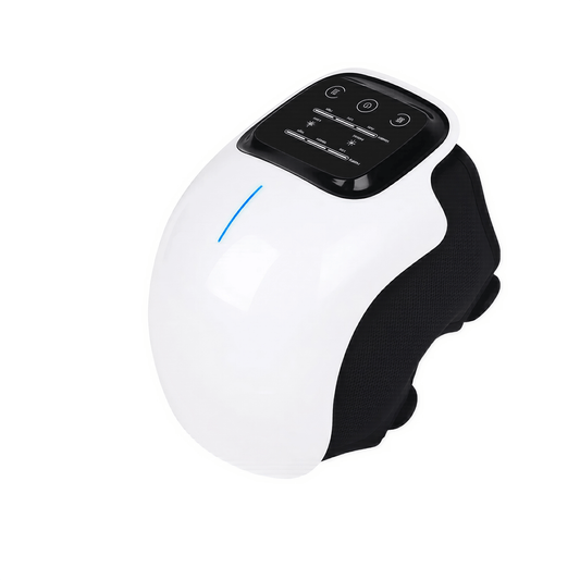 ReLuma Knie - Massagegerät - Intelligentes Therapiegerät für Kniegelenk mit Wärme & Vibration gegen Schmerzen, Schwellung & Steifheit - Lumavie