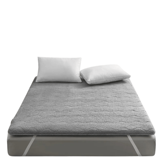 Schlaftopper Wolle – Faltbare & dicke Auflage für Winter, warme Ergänzung für Schlafzimmer, Wohnräume & Gästezimmer - Lumavie