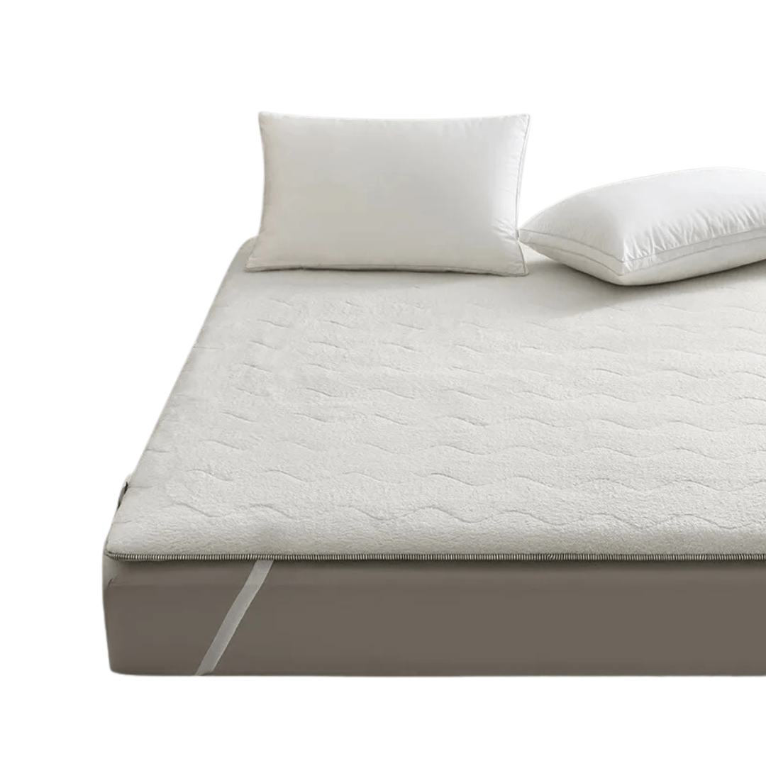 Schlaftopper Wolle – Faltbare & dicke Auflage für Winter, warme Ergänzung für Schlafzimmer, Wohnräume & Gästezimmer - Lumavie
