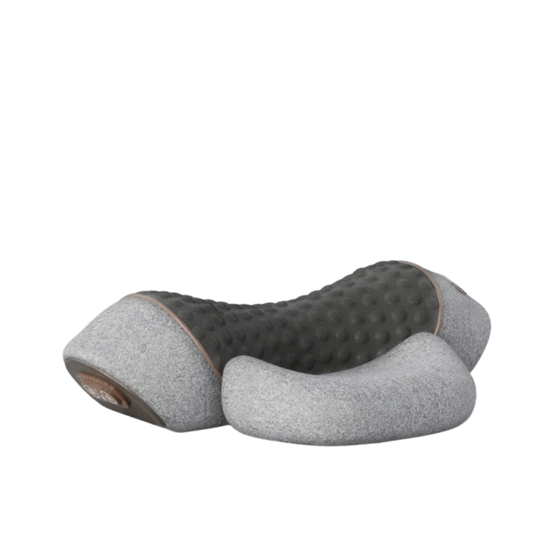 ThermoStretch Nackenkissen – Elektrisches Massagekissen mit Tiefenvibration, Wärmetherapie & sanfter Dehnung - Lumavie