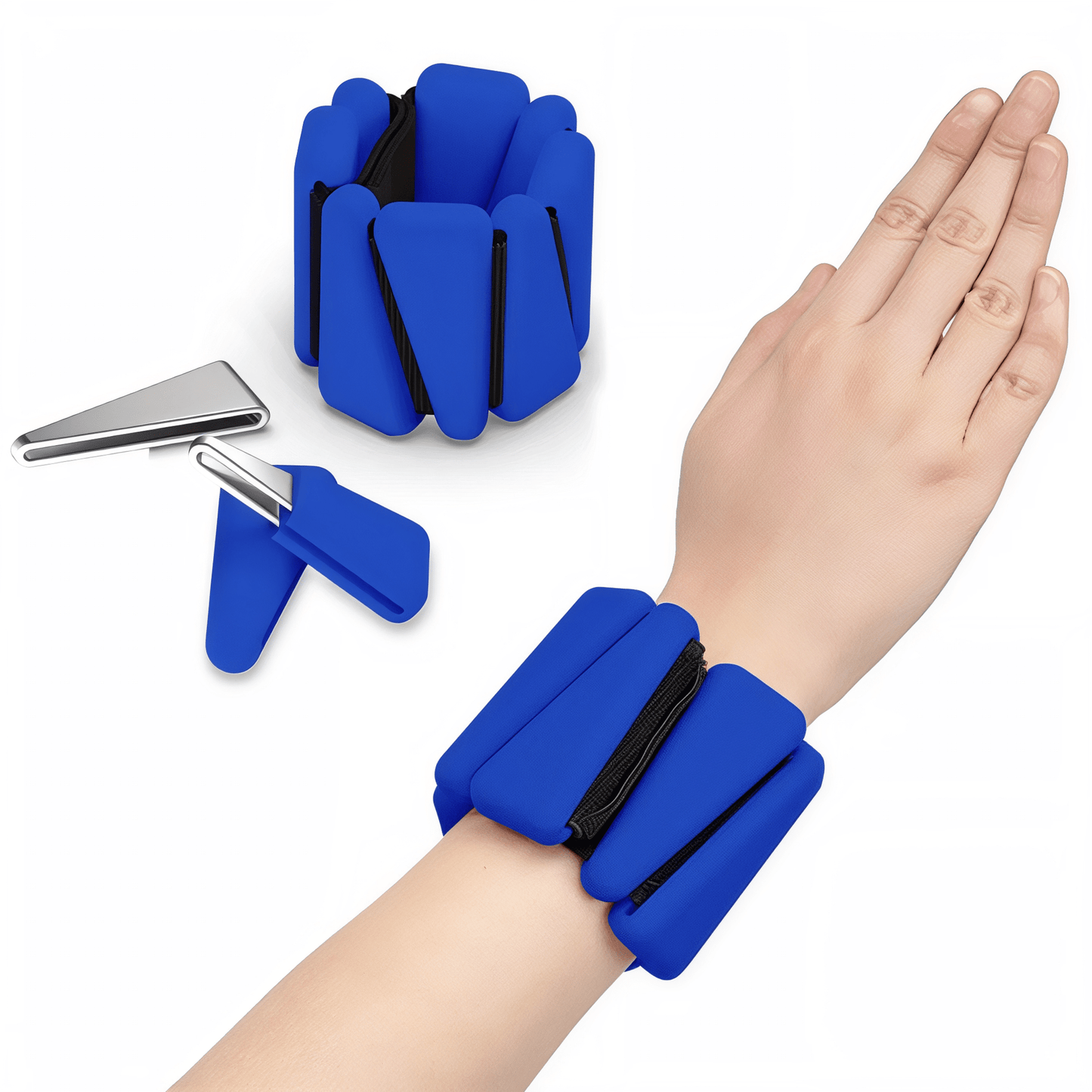 Trainingsgewichte – Flexible Silikon - Gewichte für Hände & Füße zur Steigerung von Kraft, Ausdauer & Beweglichkeit - Lumavie