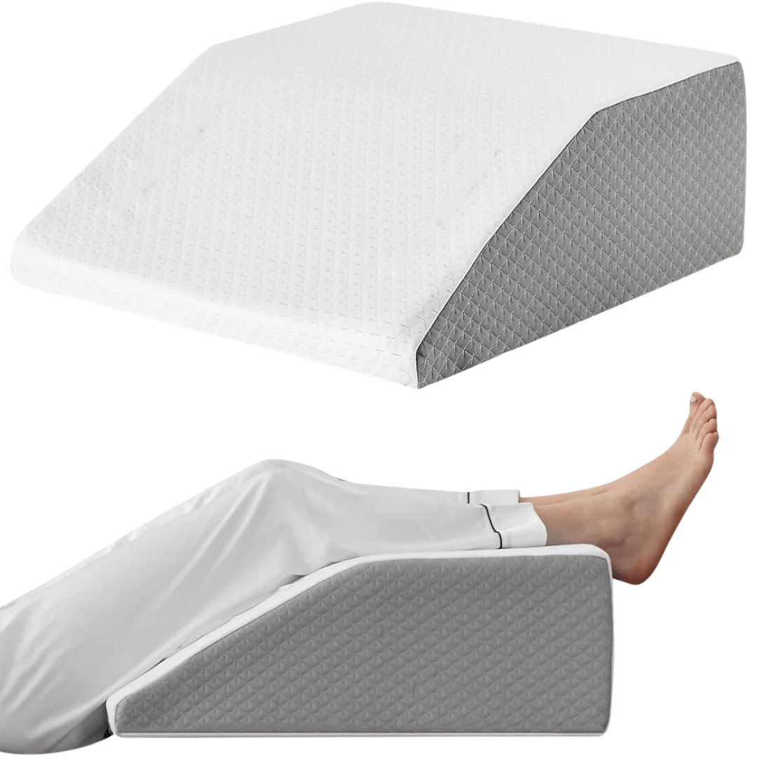 Venenkissen Beinhochlagerung – Orthopädisches Memory Foam Kissen zur Entlastung von Beinen, Wirbelsäule & für besseren Schlaf - Lumavie