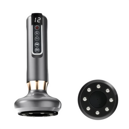LumaSculpt Pro – Elektrischer Gua Sha & Vakuum-Massager mit Infrarot gegen Cellulite