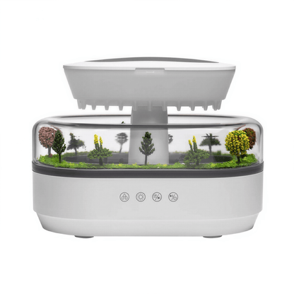 Aroma Diffuser Regentropfen - Design – Luftbefeuchter für ätherische Öle mit LED - Farbwechsel zur Raumduft - & Luftbefeuchtung - Lumavie