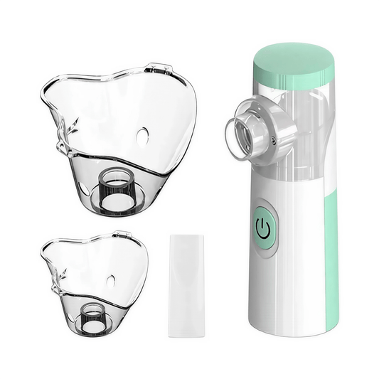 Handinhalator mit Mesh - Technologie – Tragbarer Vernebler für die Atemtherapie bei Asthma, Bronchitis & trockener Raumluft - Lumavie