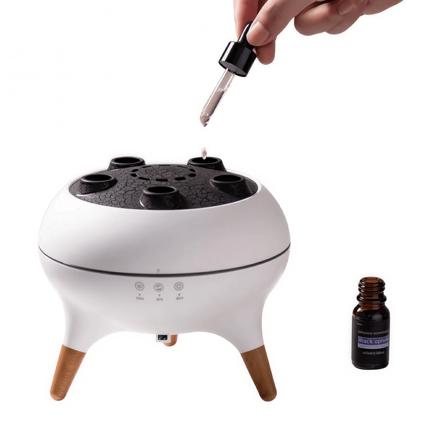 Luftbefeuchter Aroma Diffuser Qualle – 250 ml Ultraschallgerät mit LED - Farbwechsel & Fernbedienung für Raumduft & Wellness zuhause - Lumavie