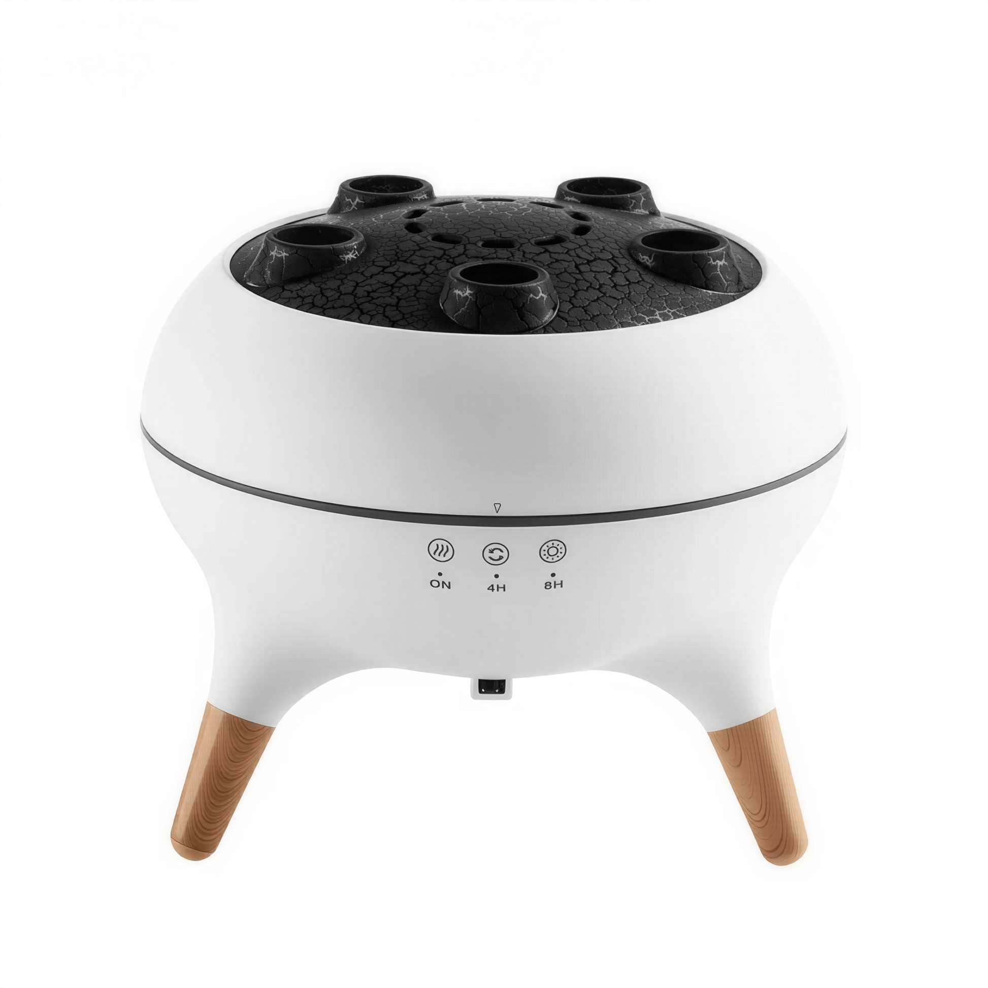 Luftbefeuchter Aroma Diffuser Qualle – 250 ml Ultraschallgerät mit LED - Farbwechsel & Fernbedienung für Raumduft & Wellness zuhause - Lumavie