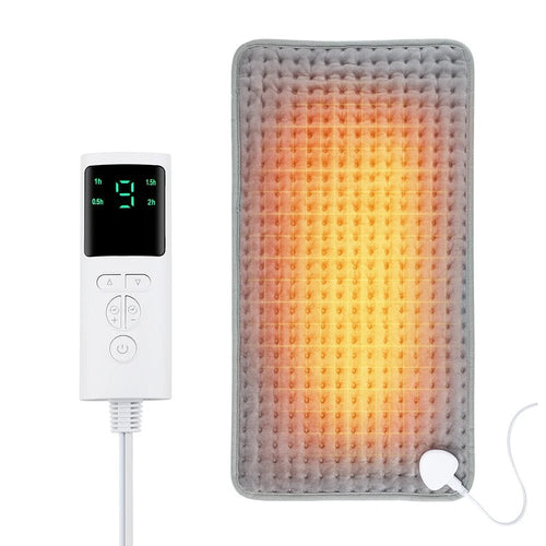 LumaHeat Pad – Elektrisches Heizkissen für Bauch & Beine mit 9 Heizstufen, 4 Modi & Timerfunktion (58×29 cm) - Lumavie