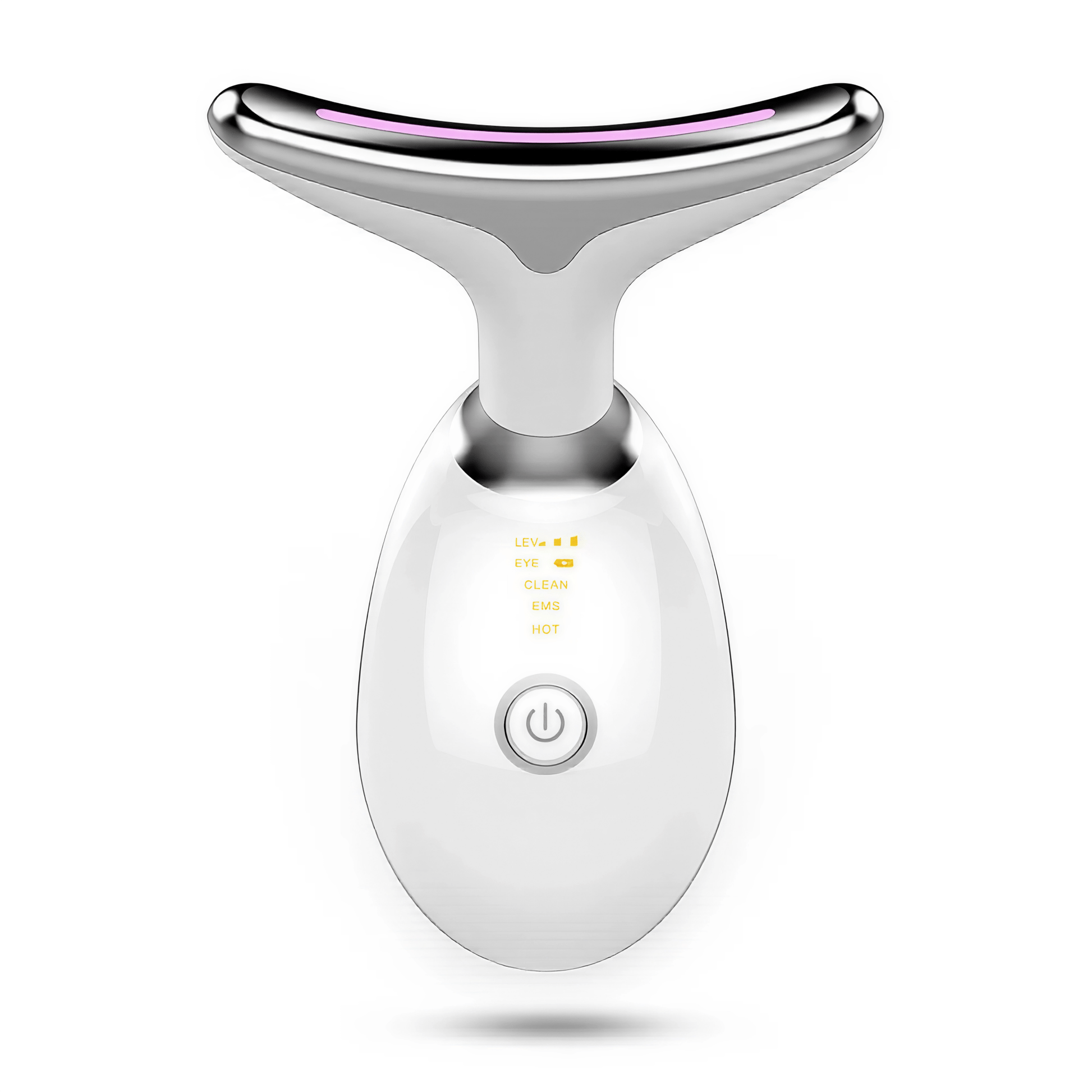 LumaLift Pro – EMS Gesicht - & Halsmassager mit LED - Lichttherapie für Straffung & Anti - Aging - Lumavie