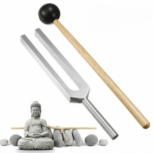 Lumavie Klangtherapie - Stimmgabel – Therapeutisches Klanginstrument zur Entspannung, Nervensystem - Beruhigung & Zellregeneration - Lumavie