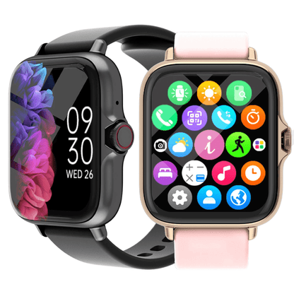 Lumavie Smartwatch – Stilvolle 1,83 Zoll Sportuhr mit Telefonfunktion, Schrittzähler & Schlafüberwachung für Gesundheit & Fokus - Lumavie