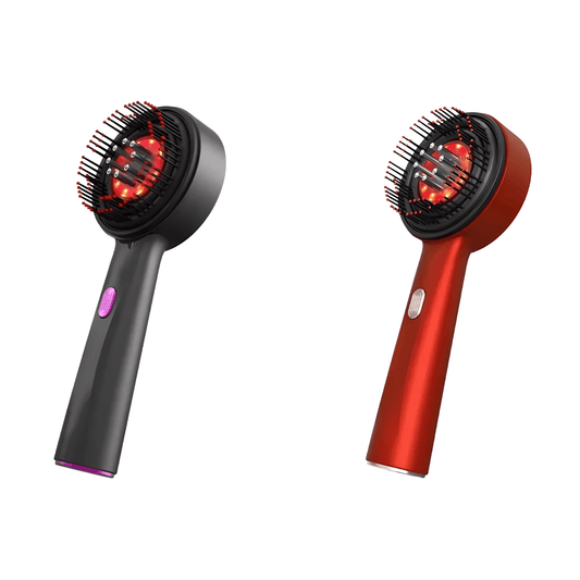 ReviComb – Elektrischer Haarmassagekamm mit LED - Licht & Ölspender - Lumavie