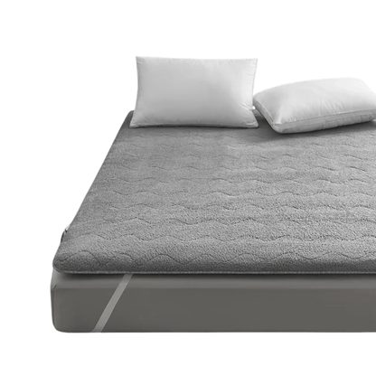 Schlaftopper Wolle – Faltbare & dicke Auflage für Winter, warme Ergänzung für Schlafzimmer, Wohnräume & Gästezimmer - Lumavie