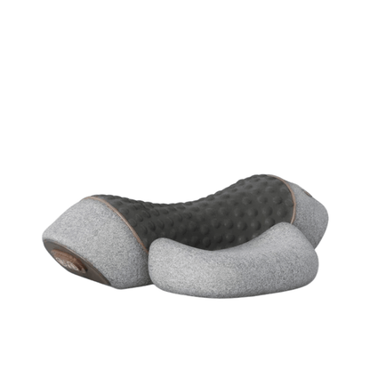 ThermoStretch Nackenkissen – Elektrisches Massagekissen mit Tiefenvibration, Wärmetherapie & sanfter Dehnung - Lumavie