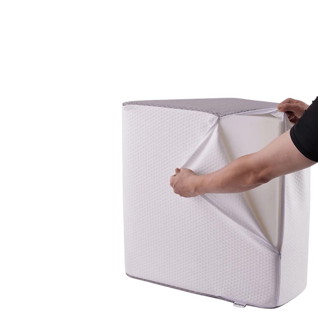 Venenkissen Beinhochlagerung – Orthopädisches Memory Foam Kissen zur Entlastung von Beinen, Wirbelsäule & für besseren Schlaf - Lumavie